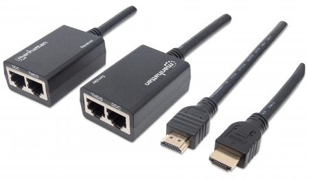 207386 Extensor de HDMI por Cat5e/Cat6; Extiende tu señal de 1080p hasta a 30m - 207386 Extensor de HDMI por Cat5e/Cat6; Extiende tu señal de 1080p hasta a 30m -